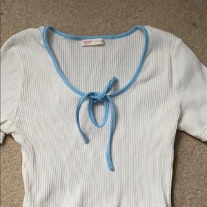 ☁️ Dainty white top ☁️